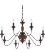 Holbrook 8-light Chandelier Tuscan Brown Hot on Sale