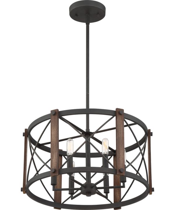 Baron 6-light Pendant Marcado Black Hot on Sale