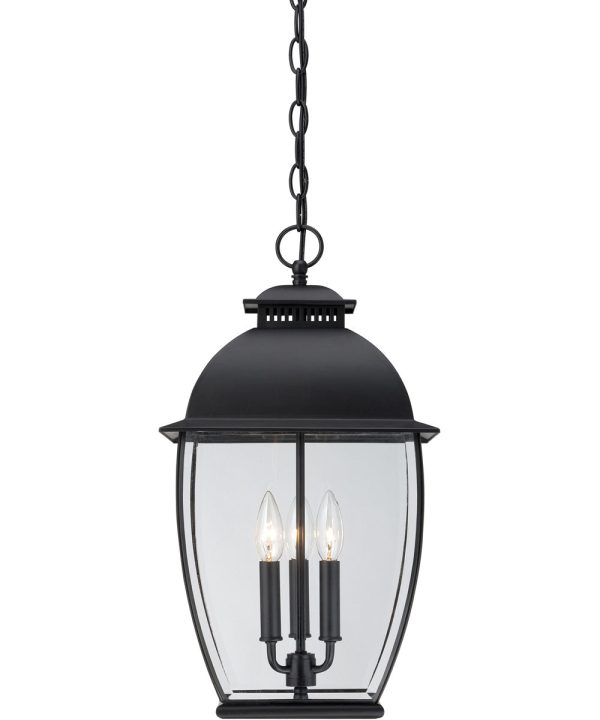 Bain Large 3-light Outdoor Pendant Light Mystic Black Online now