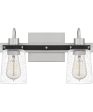 Axel Medium 2-light Bath Light Brushed Nickel Hot on Sale