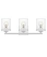 Abner Large 3-light Bath Light Polished Chrome Online