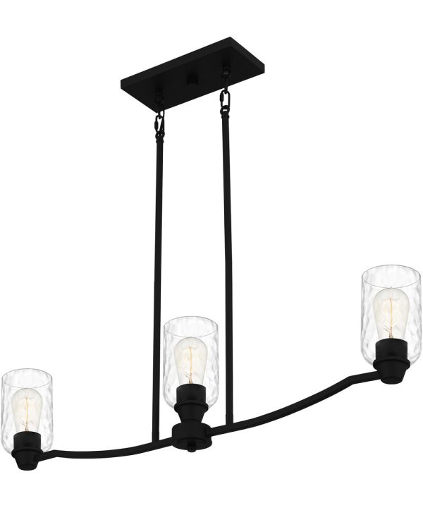 Acacia 3-light Island Light Matte Black Online Sale