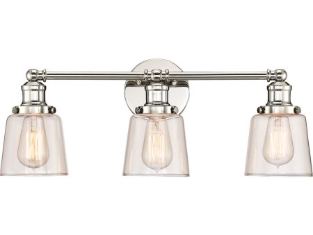 Union Large 3-light Bath Light Polished Nickel Online