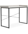 Bayflynn Home Office Desk White Black Fashion