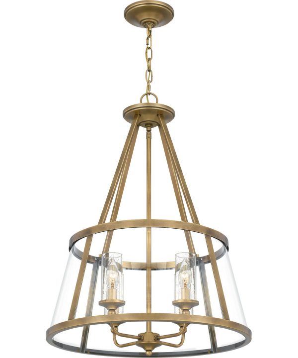 Barlow 4-light Pendant Weathered Brass For Cheap