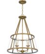 Barlow 4-light Pendant Weathered Brass For Cheap