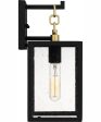 Anchorage Medium 1-light Outdoor Wall Light  Coastal Armour Steel Matte Black on Sale