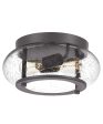 Trilogy 2-light Flush Mount Old Bronze Online