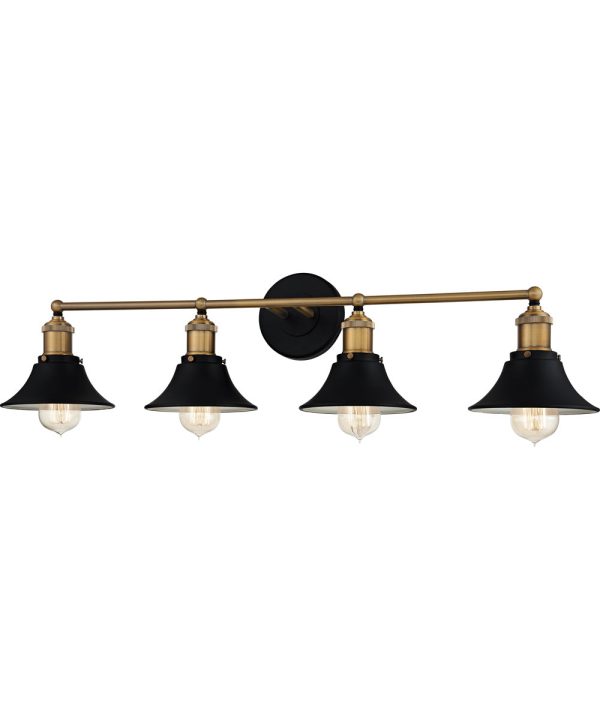 Trafalgar Extra Large 4-light Bath Light Matte Black Sale