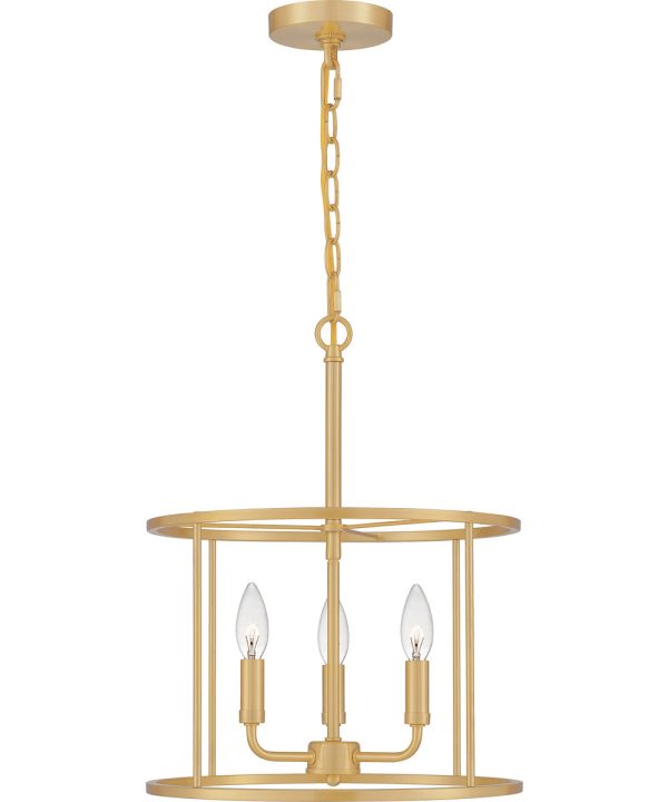 Abner 3-light Pendant Aged Brass Online now