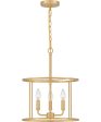 Abner 3-light Pendant Aged Brass Online now