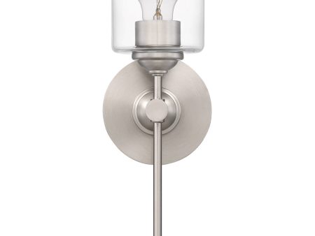 Aria Small 1-light Wall Sconce Brushed Nickel Discount