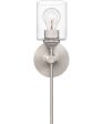 Aria Small 1-light Wall Sconce Brushed Nickel Discount