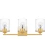 Abner Large 3-light Bath Light Aged Brass Online Sale