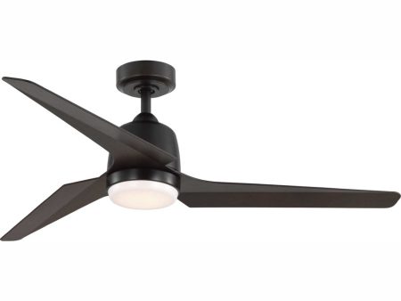 Upshur 52  Indoor Outdoor Transitional Ceiling Fan with LED Light Kit Antique Bronze Sale