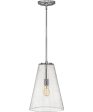 Vance 1-Light Medium Pendant in Polished Nickel Online Sale