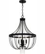 Adelaide 4-light Pendant Matte Black For Sale