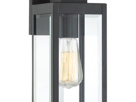 Westover Small 1-light Outdoor Wall Light Earth Black Cheap