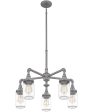 Squire 5-light Chandelier Galvanized Fashion