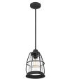 Admiral Small 1-light Mini Pendant Mottled Black Supply