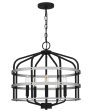 Avignon 5-light Pendant Matte Black For Discount