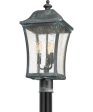 Bardstown Large 3-light Outdoor Post Light Aged Verde Online Sale