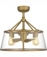 Barlow 4-light Fandelier Weathered Brass Fashion