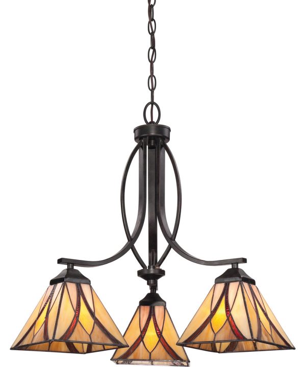 Asheville 3-light Chandelier Valiant Bronze Online