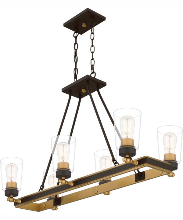 Atwood Small 6-light Island Light Old Bronze Hot on Sale