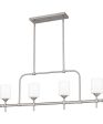 Aria 4-light Island Light Antique Polished Nickel For Sale