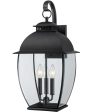 Bain Large 3-light Outdoor Wall Light Mystic Black Online Hot Sale