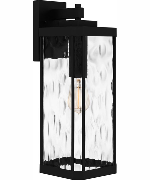 Balchier Large 1-light Outdoor Wall Light Matte Black Supply