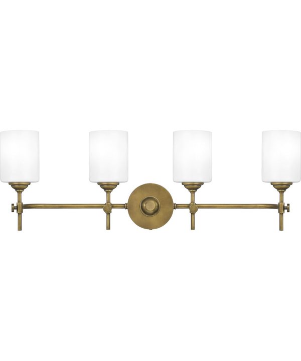 Aria Extra Large 4-light Bath Light Weathered Brass For Cheap