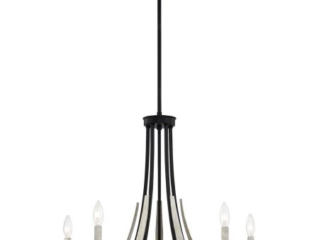 Jada 5-light Chandelier Matte Black Supply