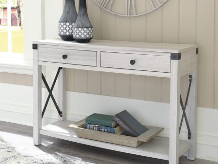 Bayflynn Console Sofa Table Whitewash Supply