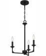 Prescott Medium 3-light Chandelier Matte Black Sale