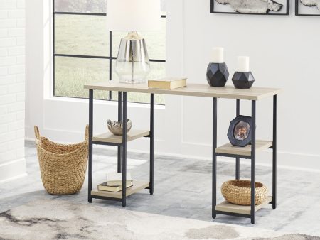 Waylowe Home Office Desk Natural Black Online now