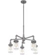 Squire 5-light Chandelier Galvanized Fashion