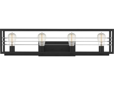 Awendaw Extra Large 4-light Bath Light Matte Black on Sale