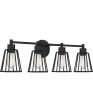 Atticus Extra Large 4-light Bath Light Earth Black Cheap