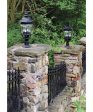 Pedestal Mount for Outdoor Lanterns Textured Black Online Sale