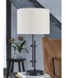 Baronvale Metal Table Lamp (1 CN) Black Hot on Sale