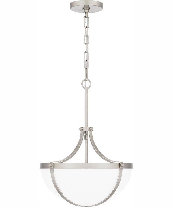 Antebellum Large 2-light Pendant Brushed Nickel Discount