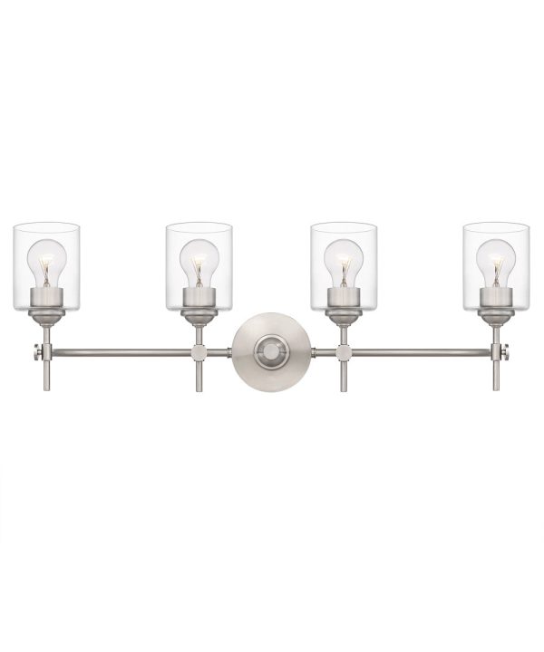 Aria Extra Large 4-light Bath Light Brushed Nickel Sale