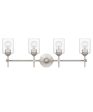 Aria Extra Large 4-light Bath Light Brushed Nickel Sale