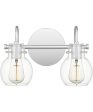 Andrews Medium 2-light Bath Light Polished Chrome Online Hot Sale