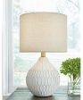 Wardmont Ceramic Table Lamp (1 CN) White Online Hot Sale