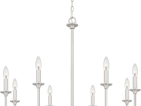 Prescott 8-light Chandelier Brushed Nickel Cheap