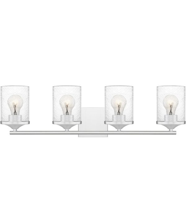 Abner Extra Large 4-light Bath Light Polished Chrome Sale