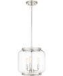 Tapley Small 3-light Mini Pendant Polished Nickel Online Sale